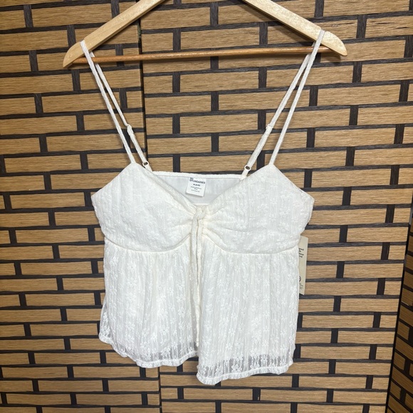 No Boundaries Tops - No Boundaries Ivory Lace‎ Cami Size Medium